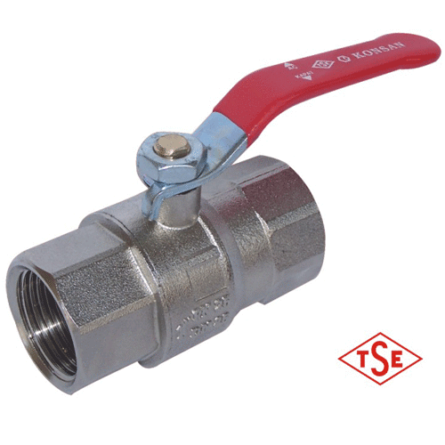 1/2'' PN25 PİRİNÇ KÜRESEL VANA KONSAN
