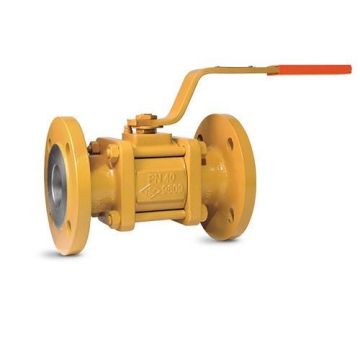 DN25 PN16 FLANŞLI DOĞALGAZ KÜRESEL VANA FAF