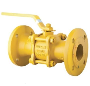 DN80 PN16 FLANŞLI DOĞALGAZ KÜRESEL VANA DUYAR